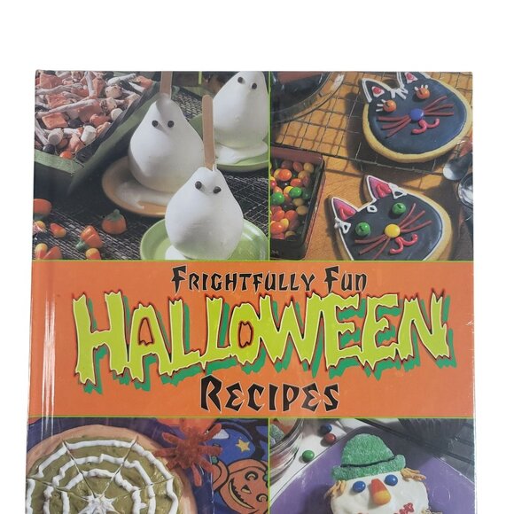 Frightfully Fun Halloween Cookbook Recipes Hardcover Wrapped Vintage NEW 2000 - Picture 2 of 6
